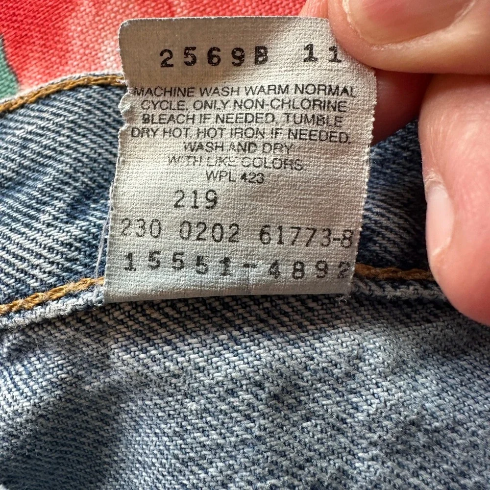 VTG Levi Strauss 550 Jeans Women 14 MIS M Relaxed Light Wash Blue Denim GUC